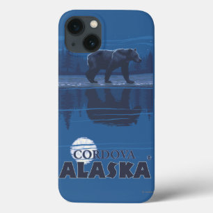 iPhone 13 Case Ours dans le clair de lune - Cordova, Alaska