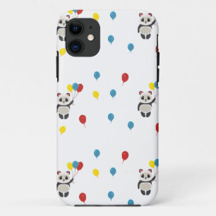 Case-Mate iPhone Case Ours de panda blanc ballons