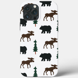 Case-Mate iPhone Case Ours des bois Oie Motif Arbre rustique Nature