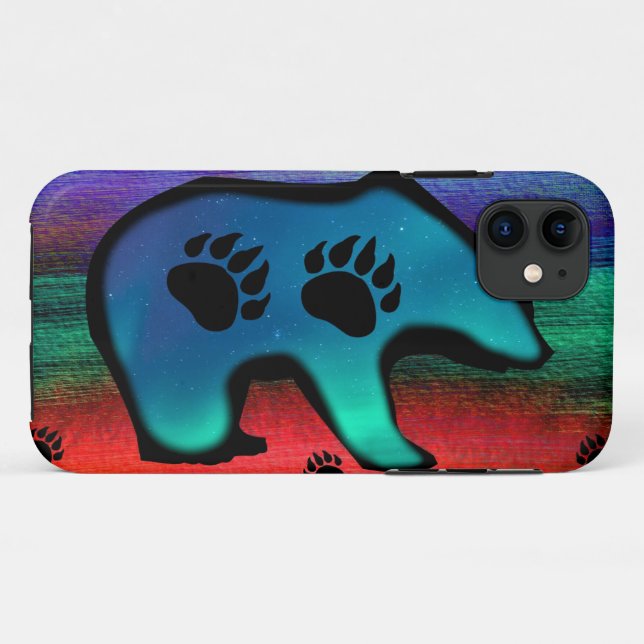 Coques Case-Mate iPhone Ours d'esprit auriculaire du Nord (Dos (Horizontal))