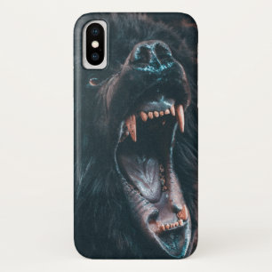 Case-Mate iPhone Case Ours en colère Dents Ours noir Croissance
