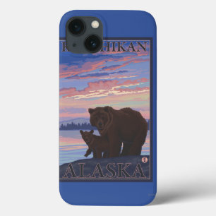Case-Mate iPhone Case Ours et couteaux - Ketchikan, Alaska