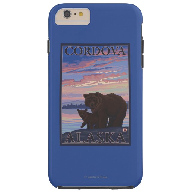 Coques Case-Mate iPhone Ours et CUB - Cordova, Alaska (Dos)