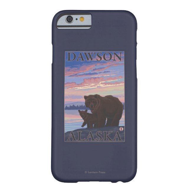 Coques Case-Mate iPhone Ours et CUB - Dawson, Alaska (Dos)