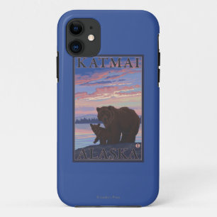 Etui iPhone Case-Mate Ours et CUB - Katmai, Alaska