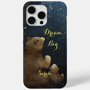 Coque Case-Mate iPhone Ours et ourson à l'aquarelle Rêve Grand sous les é