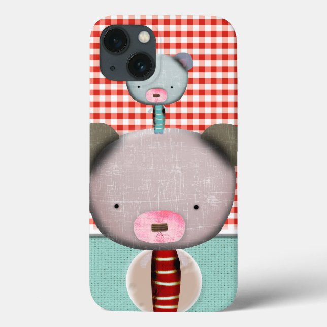 Coques Case-Mate iPhone Ours Famille (Verso)