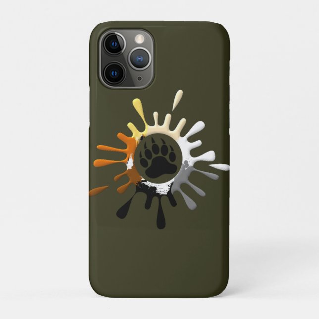 Coques Case-Mate iPhone Ours gay cool Fierté Patte d'ours (Dos)