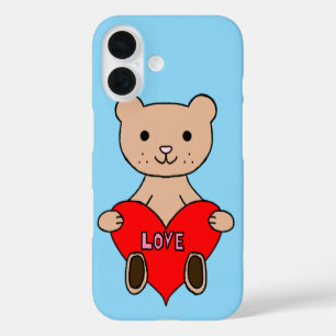 Coque Pour iPhone 16 Ours mignon