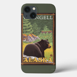 Etui iPhone Case-Mate Ours noir dans la forêt - Wrangell, Alaska