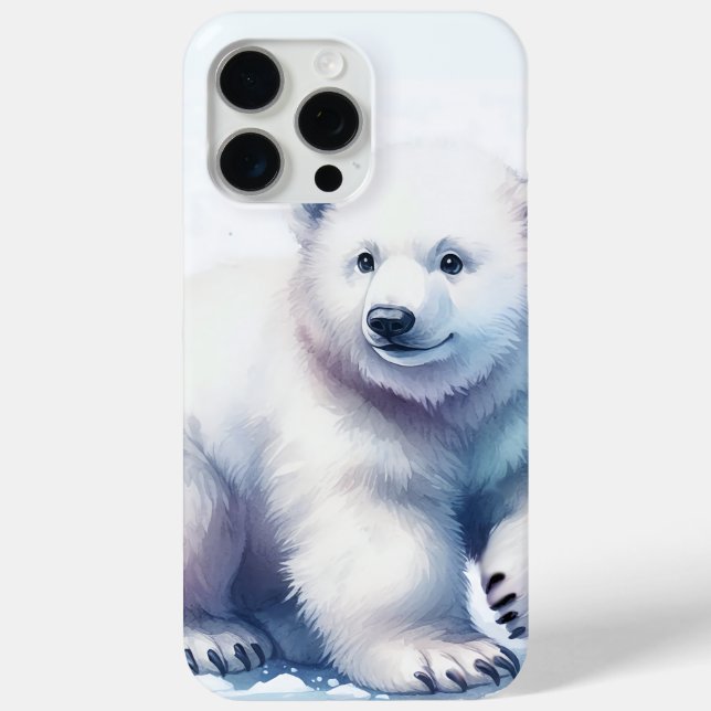 Coques Case-Mate iPhone Ours polaire Cool Calme & Inarrêtable (Verso)