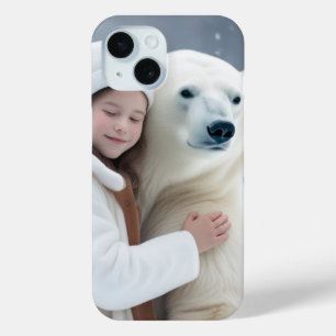 Coque Case-Mate iPhone Ours polaire et fille