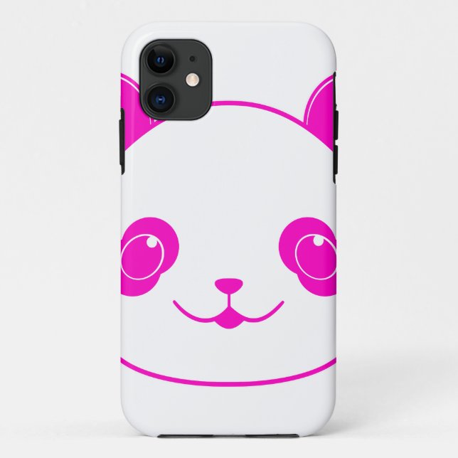 Coques Case-Mate iPhone Ours rose Kawaii Panda (Dos)