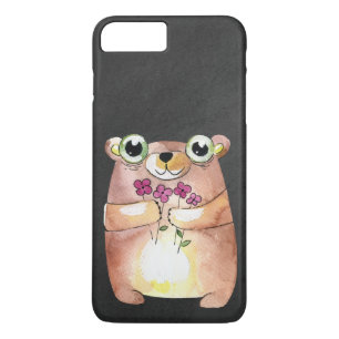 Coque Case-Mate iPhone ours sur tableau noir