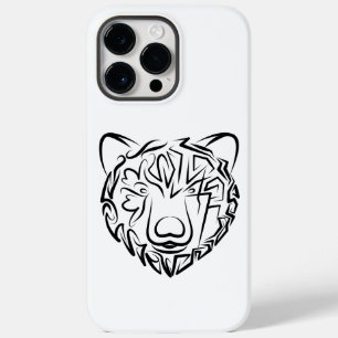 Coque Case-Mate iPhone Ours tribal noir et blanc