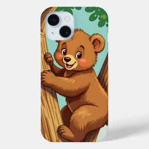 Coque Case-Mate iPhone Ourson mignon grimpant à un arbre