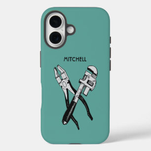 Coque Pour iPhone 16 OUTILS DE Nom Personnalisé