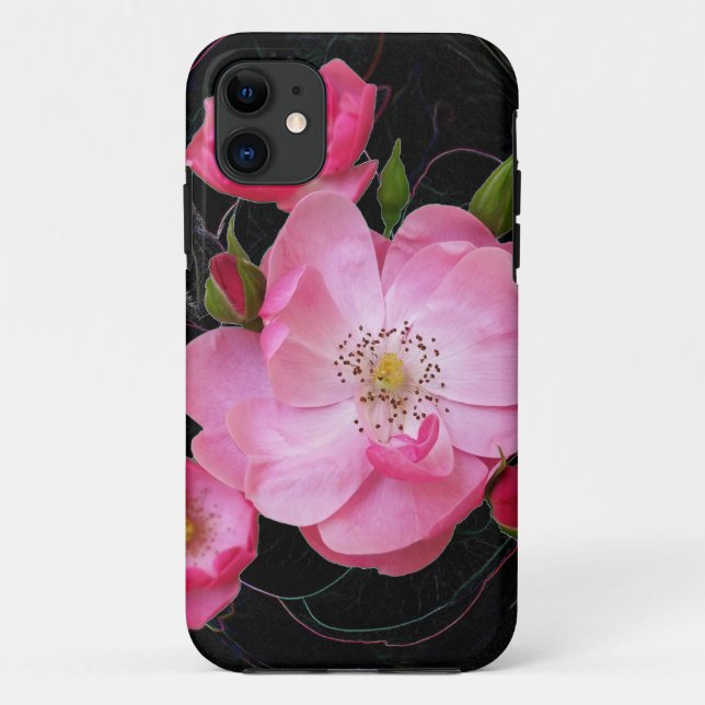 Coques Case-Mate iPhone ouverture de minuscule rosebud (Dos)