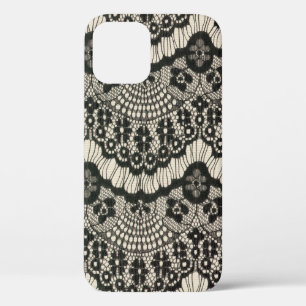 Case-Mate iPhone Case Ouvrage en dentelle de tissu. Ornement floral en