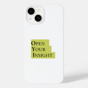 Coque Case-Mate iPhone Ouvrez votre perspicacité Téléphone minimaliste