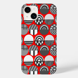 Coque Case-Mate iPhone Ovales à motifs gris