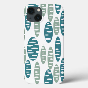 Case-Mate iPhone Case Ovales bleus rétro