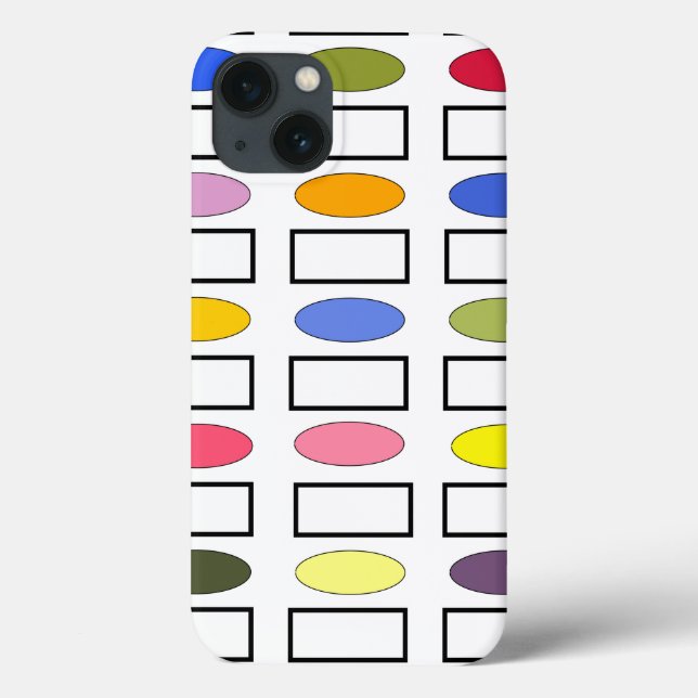 Coques Case-Mate iPhone Ovales et Rectangles - Jardin Fleur (Verso)