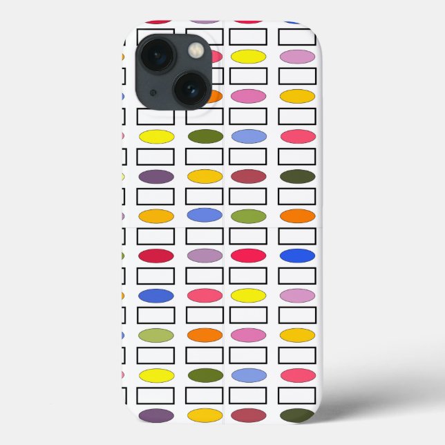 Coques Case-Mate iPhone Ovales et Rectangles - Petit Jardin Fleur (Verso)