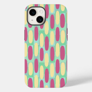 Coque Case-Mate iPhone Ovales jaune et rose