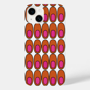 Coque Case-Mate iPhone Ovales orange et rose