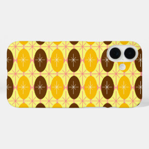 Coques iPhone 16 Plus Ovales rétro et Motif Starburst