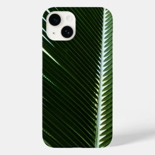 Coques Pour iPhone Overlapping Palm Fronds Tropical Green Abstract