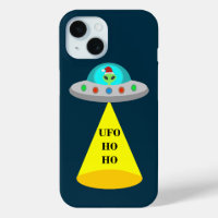 OVNI de Noël Ho Ho Alien soucoupe volante