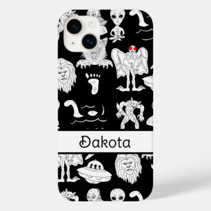 Coque Case-Mate iPhone OVNI personnalisé, Alien, Bigfoot Cryptid
