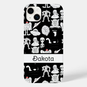 Coque Case-Mate iPhone OVNI personnalisé, Alien, Bigfoot Cryptid