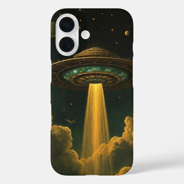 Coques Case-Mate iPhone OVNI prenant contact (Verso)