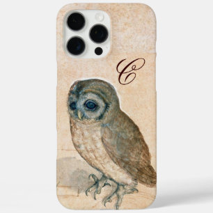 Coques iPhone 16 Pro Max OWL, Rose, Sepia Monogramme
