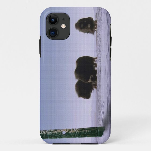 Coques Case-Mate iPhone Oxyde de Musc de l'Arctique et Totems Bovine Wildl (Dos)
