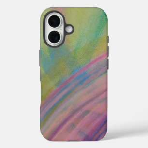 Coque Pour iPhone 16 P9 Couleur Unique Art Abstrait