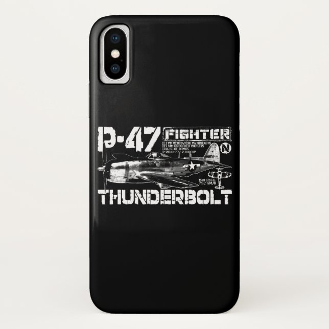 Coques Case-Mate iPhone P-47 Thunderbolt (Dos)
