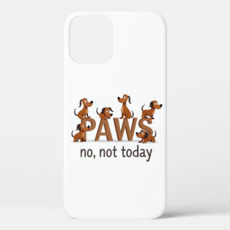 Case-Mate iPhone Case Pack de pattes : Fun Dog Squad - "Non, pas aujourd