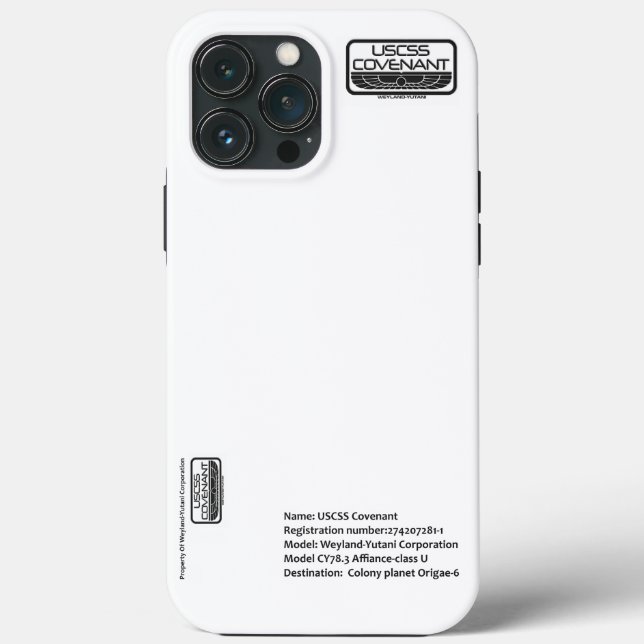 Coques Case-Mate iPhone Pacte USCSS (Verso)