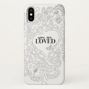 Etui iPhone Case-Mate Page de coloriage personnalisée Inspirée - Vous êt