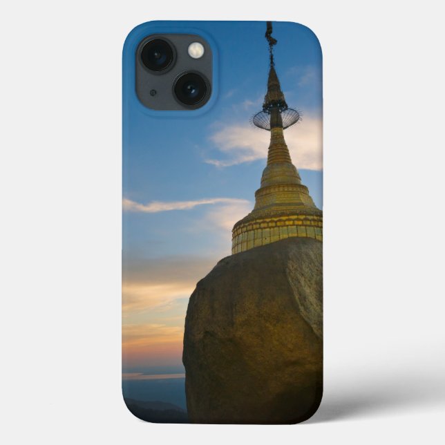 Coques Case-Mate iPhone Pagode Kyaiktiyo au coucher du soleil (Verso)
