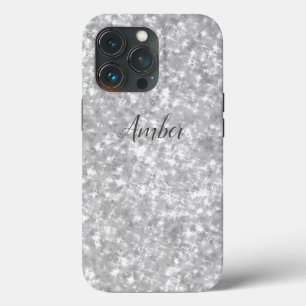 Case-Mate iPhone Case Pailleté éclat argenté Élégant Personnalisé