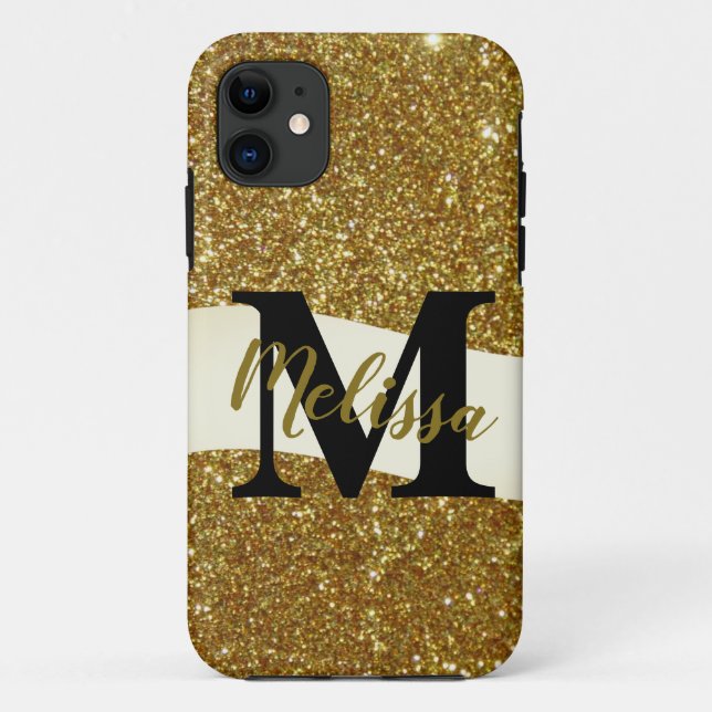 Coques Case-Mate iPhone Pailleté personnalisé  (Dos)