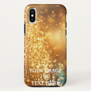 Case-Mate iPhone Case Paillettes dorées personnalisées avec votre propre
