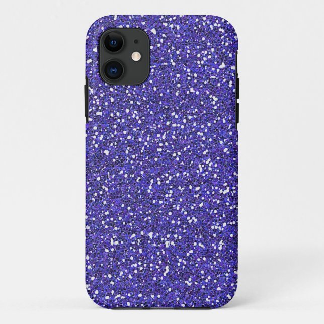 Coques Case-Mate iPhone Paillettes violettes (Dos)