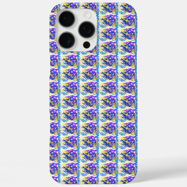 Coques Case-Mate iPhone Paint Abstrait moderne (Verso)