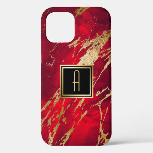 Etui iPhone Case-Mate Paint Monogramme Or